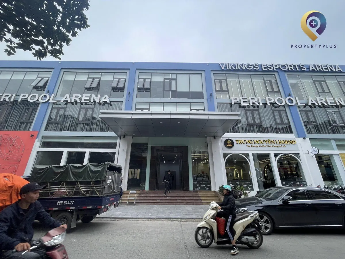 Toàn cảnh tòa nhà 64 Bạch Đằng nhìn từ phía trước